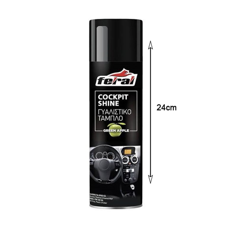 Feral Γυαλιστικό Ταμπλό Green Apple 500ml - Cockpit Shine
