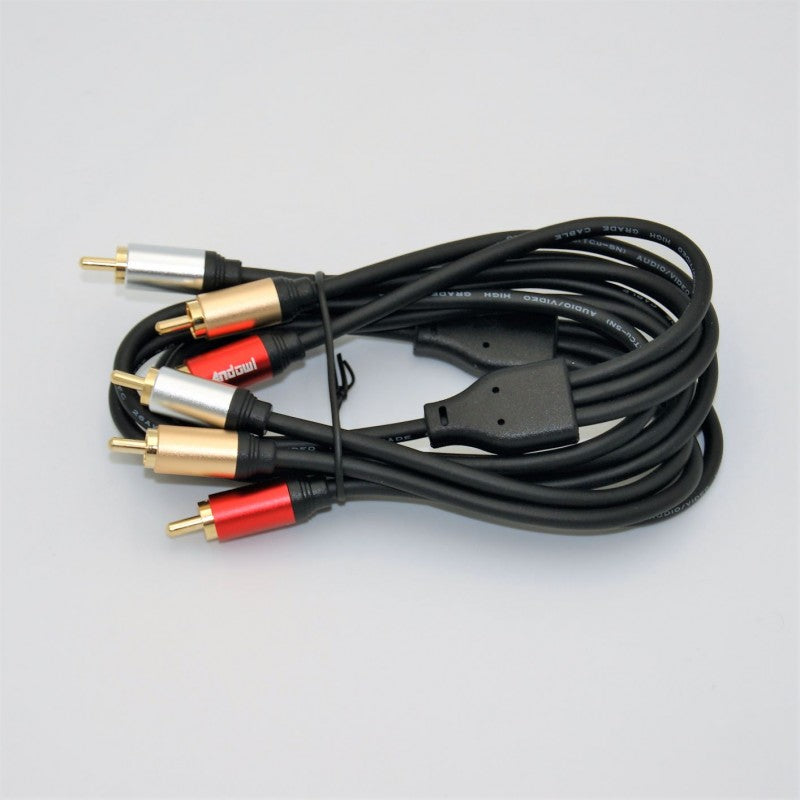 ΚΑΛΩΔΙΟ ΗΧΟΥ ΣΤΕΡΕΟ 1.8m 3RCA ΣΕ 3RCA ANDOWL QY-AV01 ΚΕΝΤΡΙΚΟ > ΗΧΟΣ ΚΑΙ ΕΙΚΟΝΑ > ΑΞΕΣΟΥΑΡ ΗΧΟΥ ΚΑΙ ΕΙΚΟΝΑΣ