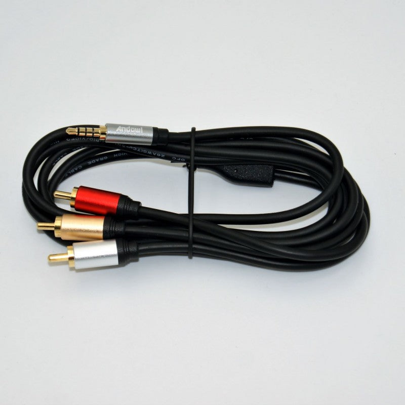 ΚΑΛΩΔΙΟ ΗΧΟΥ ΣΤΕΡΕΟ 1.8m 3RCA ΣΕ 3RCA ANDOWL QY-AV01 ΚΕΝΤΡΙΚΟ > ΗΧΟΣ ΚΑΙ ΕΙΚΟΝΑ > ΑΞΕΣΟΥΑΡ ΗΧΟΥ ΚΑΙ ΕΙΚΟΝΑΣ