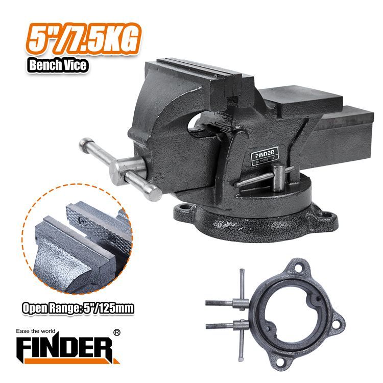 Μέγγενη πάγκου - 5" - Finder - 190288 ΕΡΓΑΛΕΙΑ & ΕΠΑΓΓΕΛΜΑΤΙΚΟΣ ΕΞΟΠΛΙΣΜΟΣ>Εργαλεία>Ηλεκτρικά Εργαλεία Finder©