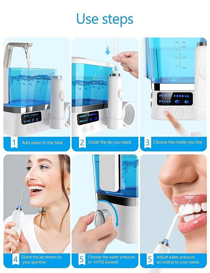 Ηλεκτρική συσκευή καθαρισμού δοντιών - Water Flosser - YXY880 - 190442