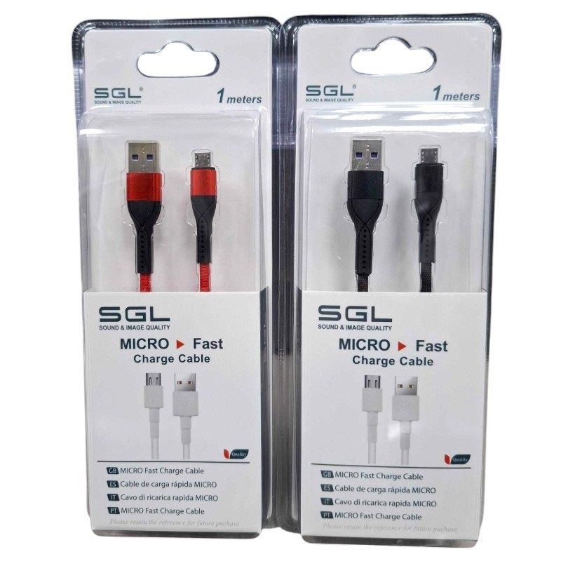 Καλώδιο φόρτισης & data - Micro USB - Fast Charge - V8 - 1m - 194853