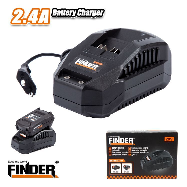 Φορτιστής μπαταρίας Λιθίου - 20V - 2.4A - Finder - 197237