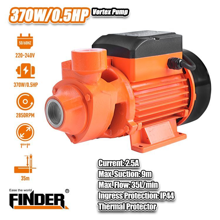 Αντλία επιφανείας νερού - 370W/0.5HP - QB60 - Finder - 197268 ΕΡΓΑΛΕΙΑ & ΕΠΑΓΓΕΛΜΑΤΙΚΟΣ ΕΞΟΠΛΙΣΜΟΣ>Εργαλεία>Ηλεκτρικά Εργαλεία Finder©