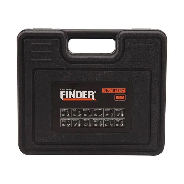 Σετ φρέζες ξύλου για ρούτερ - 12pcs - Φ6mm - Finder - 197747