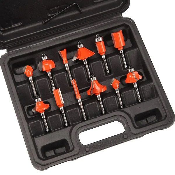 Σετ φρέζες ξύλου για ρούτερ - 12pcs - Φ12mm - Finder - 197748