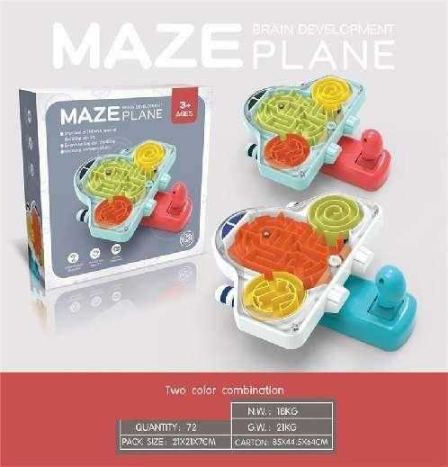 Παιδικό εκπαιδευτικό παιχνίδι - Maze Plane - 589-66 - 345197