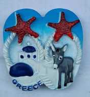 Tουριστικό μαγνητάκι Souvenir - Σετ 12pcs - Resin Magnet - Greece - 678225