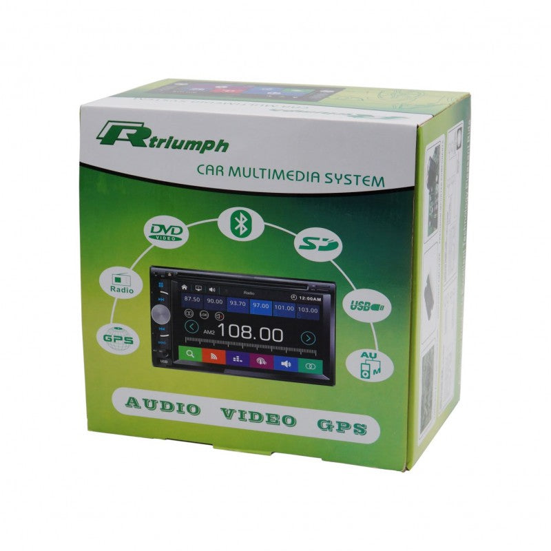 ΟΘΟΝΗ 1DIN MULTIMEDIA ME GPS AU-50110