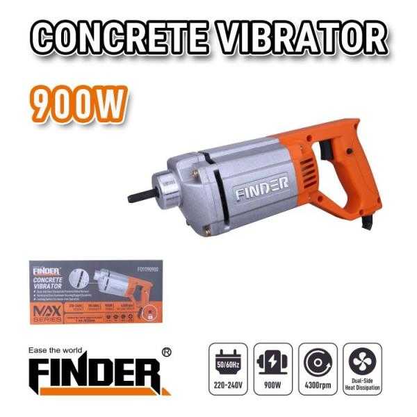Ηλεκτρικός δονητής μπετού - 900W - Finder - 198629