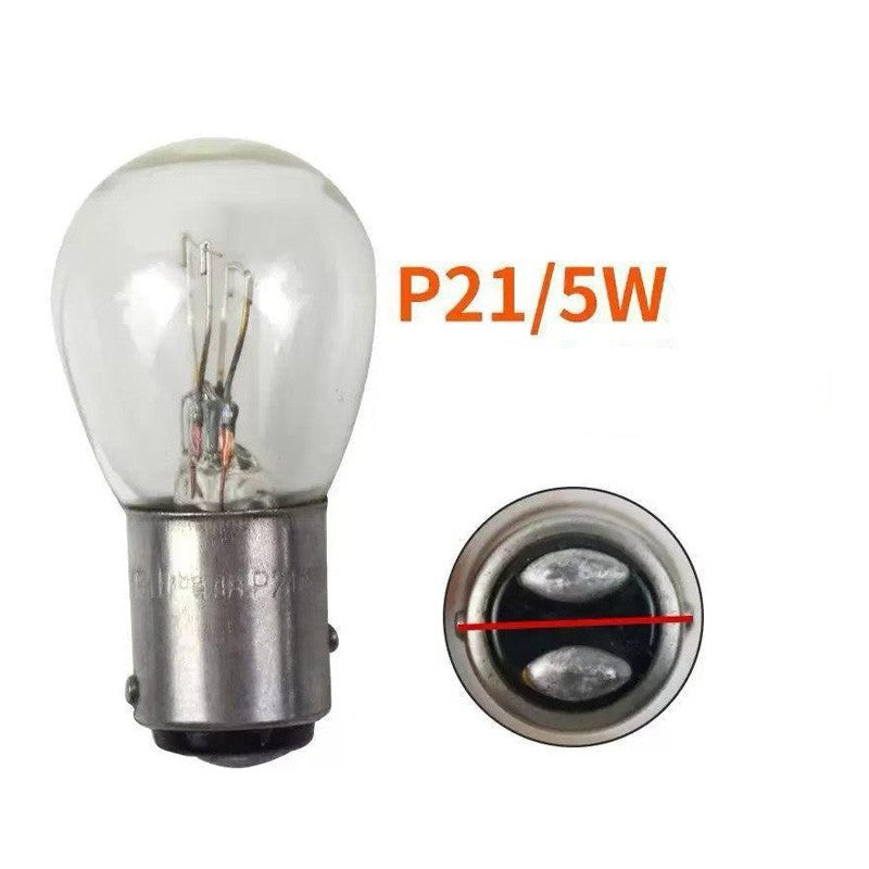 ΣΕΤ 2ΤΜΧ ΛΑΜΠΕΣ ΑΥΤΟΚΙΝΗΤΟΥ Ρ21/5W 12V ΛΕΥΚΟ ΦΩΣ JN-07106