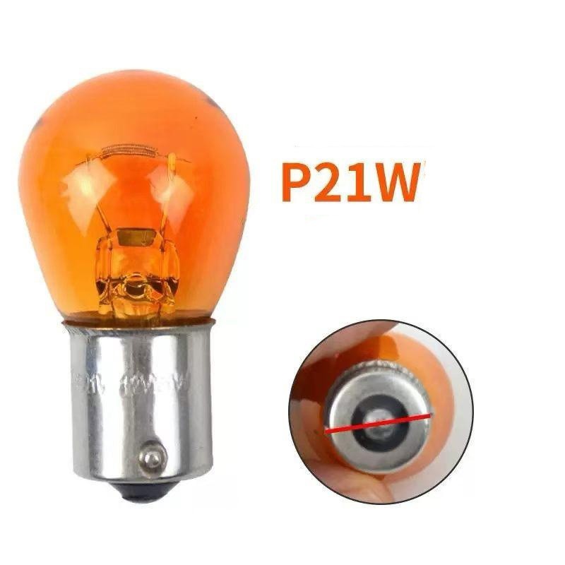 ΣΕΤ 2ΤΜΧ ΛΑΜΠΕΣ ΑΥΤΟΚΙΝΗΤΟΥ Ρ21W 12V ΚΙΤΡΙΝΟ ΦΩΣ JN-07109