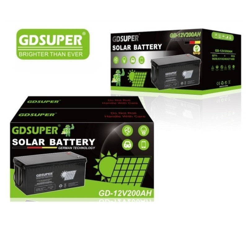 ΜΠΑΤΑΡΙΑ ΒΑΘΕΙΑΣ ΕΚΦΟΡΤΙΣΗΣ 200Α GD-12V200A POWER & SOLAR