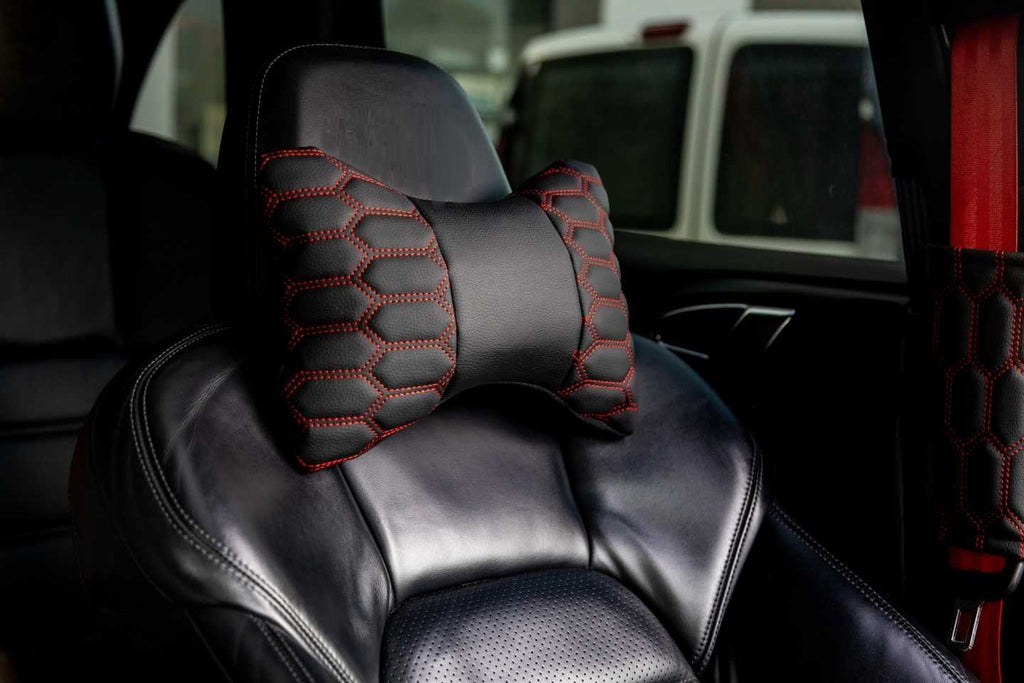 Μαξιλάρι αυχένα αυτοκινήτου - Δερματίνη - Headrest - Red - 200932 AUTO-MOTO-BIKE>Είδη αυτοκινήτου>Αξεσουάρ καμπίνας & διακόσμησης