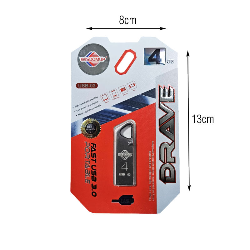 Φορητό στικάκι USB Flash Drive 4GB - Portable USB Flash Drive