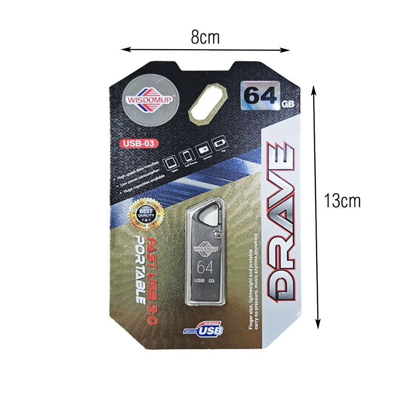 Φορητό στικάκι USB Flash Drive 4GB - Portable USB Flash Drive