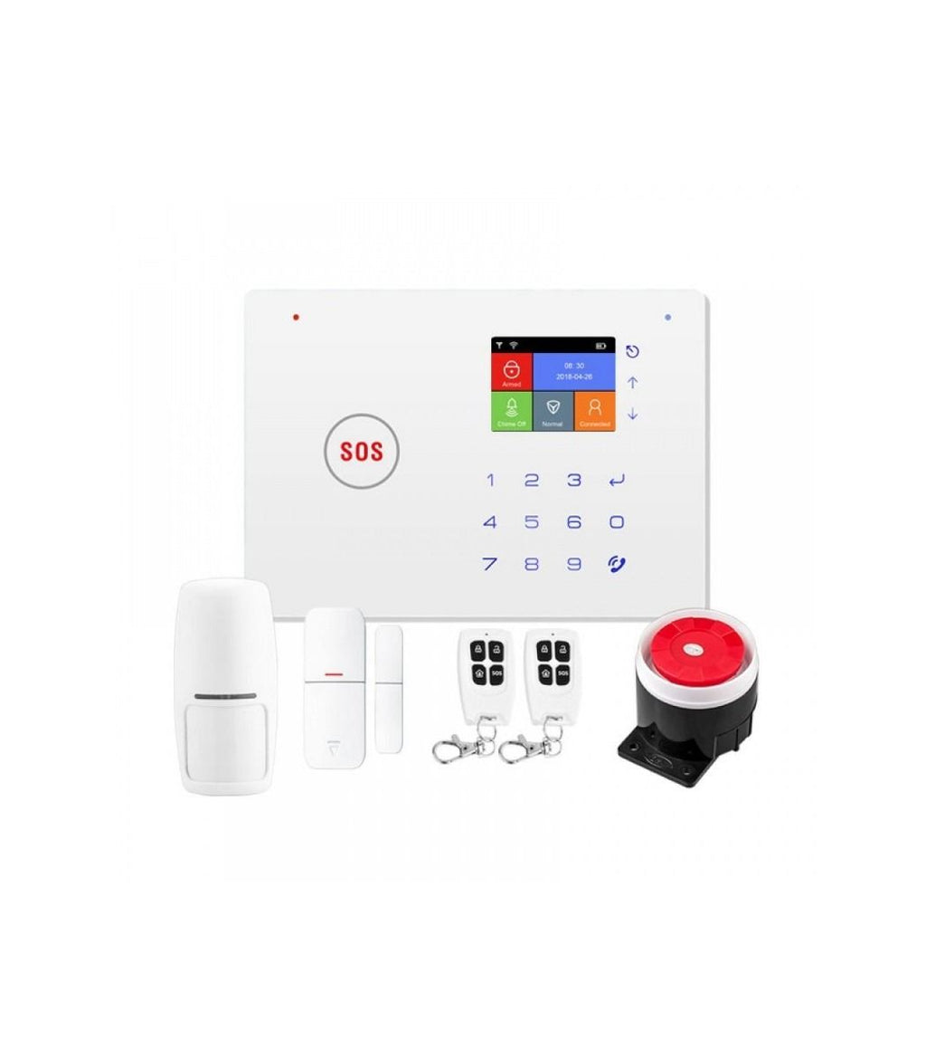 Wi-Fi + GSM Σύστημα Συναγερμού Ασφαλείας με Οθόνη Αφής & Τηλεχειριστήρια - Security alarm system