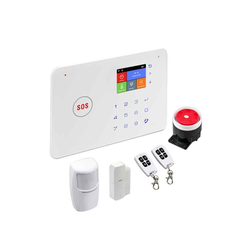Wi-Fi + GSM Σύστημα Συναγερμού Ασφαλείας με Οθόνη Αφής & Τηλεχειριστήρια - Security alarm system