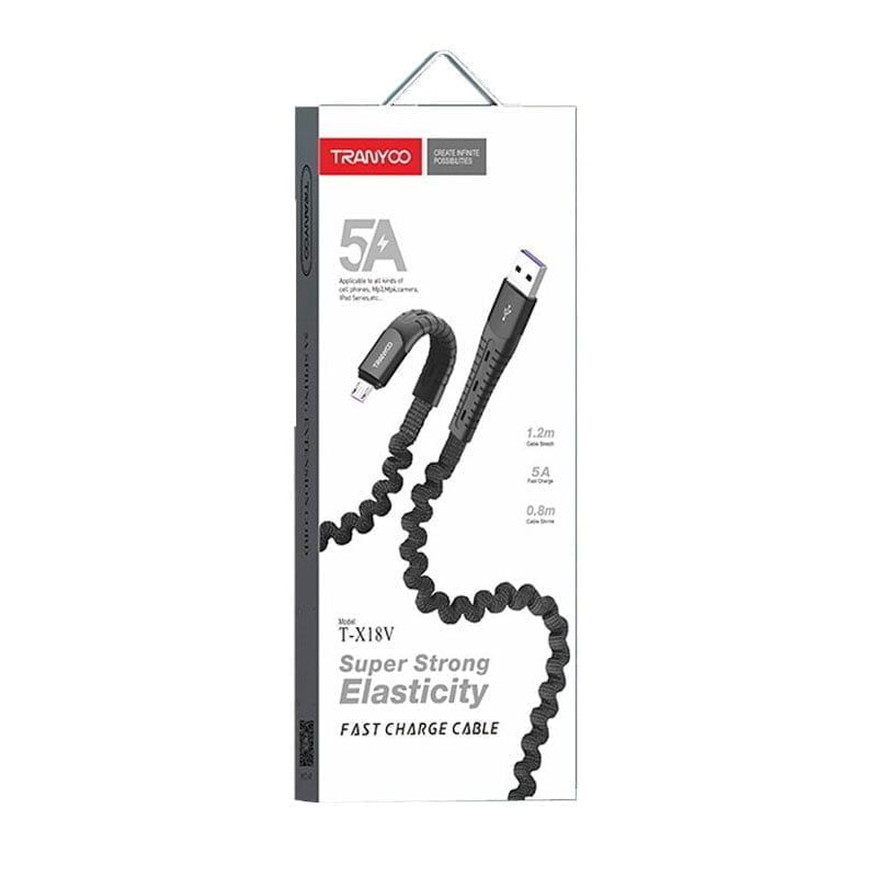 Καλώδιο φόρτισης micro USB ελαστικό 1.2m - Micro USB cable