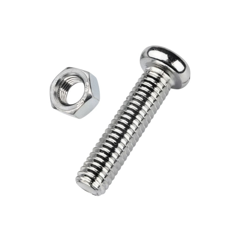 Βίδα σταυρός με παξιμάδι - 8mmx16mm+M8 - Σετ 12 πακέτα των 6 τεμαχίων - 202267