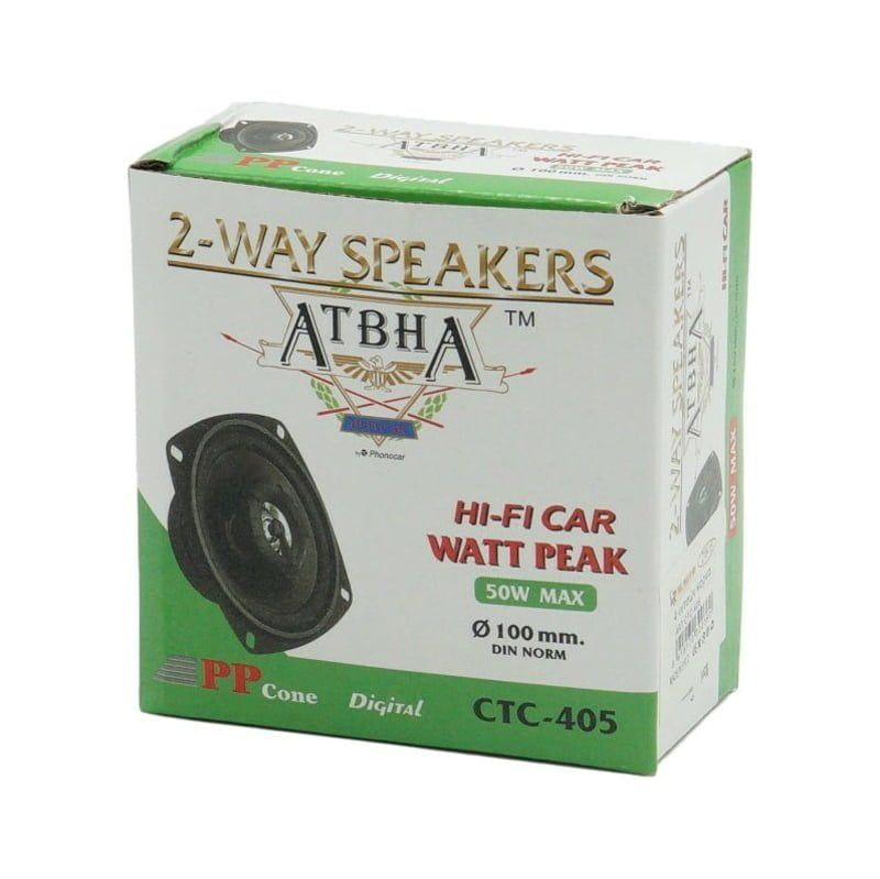 Ηχείο Αυτοκινήτου CTC-405 με 50W Ø100mm 1τμχ – ATBHA 2-Way speakers