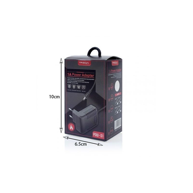 TREQA Μετασχηματιστής 12V 1A POW-01 - Power Adapter