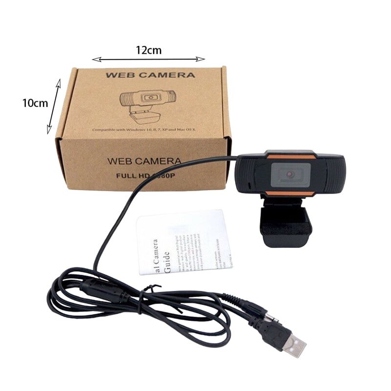 Web Camera με κλιπ & Μικρόφωνο HD 720p