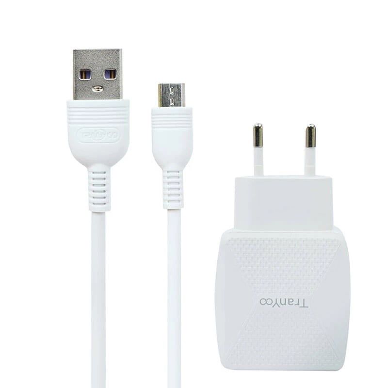 TRANYOO 5V γρήγορος φορτιστής 2USB 2.4A V14 – Fast charger