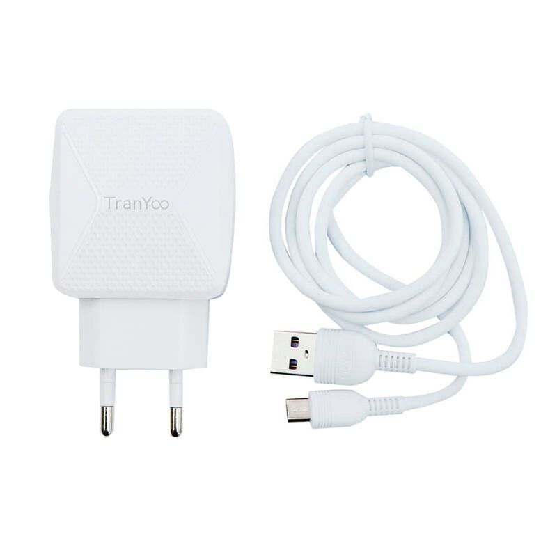 TRANYOO 5V γρήγορος φορτιστής 2USB 2.4A V14 – Fast charger