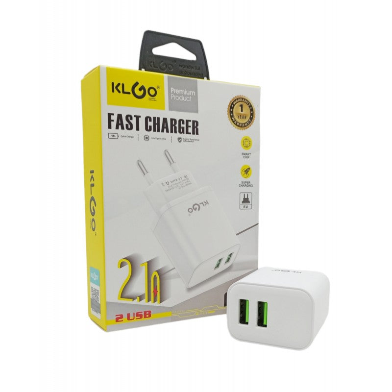 ΤΑΧΥΦΟΡΤΙΣΤΗΣ 2.1Α ΜΕ 2 ΘΥΡΕΣ USB KC-11 ΚΕΝΤΡΙΚΟ > ΤΗΛΕΦΩΝΑ ΚΑΙ ΑΞΕΣΟΥΑΡ > ΦΟΡΤΙΣΤΕΣ