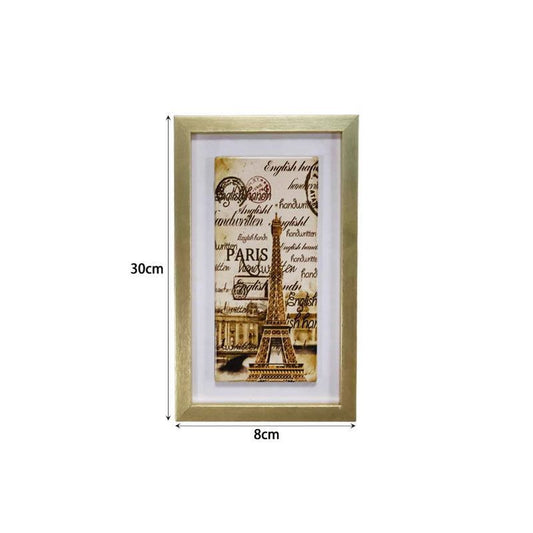 Κάδρο με σχέδιο Παρίσι 30*8cm - Frame
