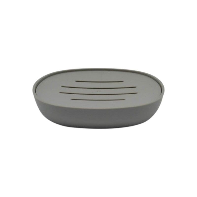 Σαπουνοθήκες μπάνιου πλαστικές - Σετ 9pcs - Grey - 21592