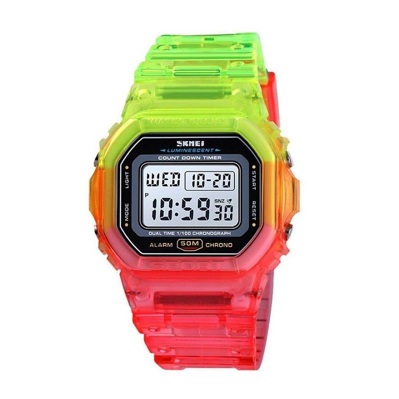 Ψηφιακό ρολόι χειρός - Skmei - 1622 - Yellow/Red