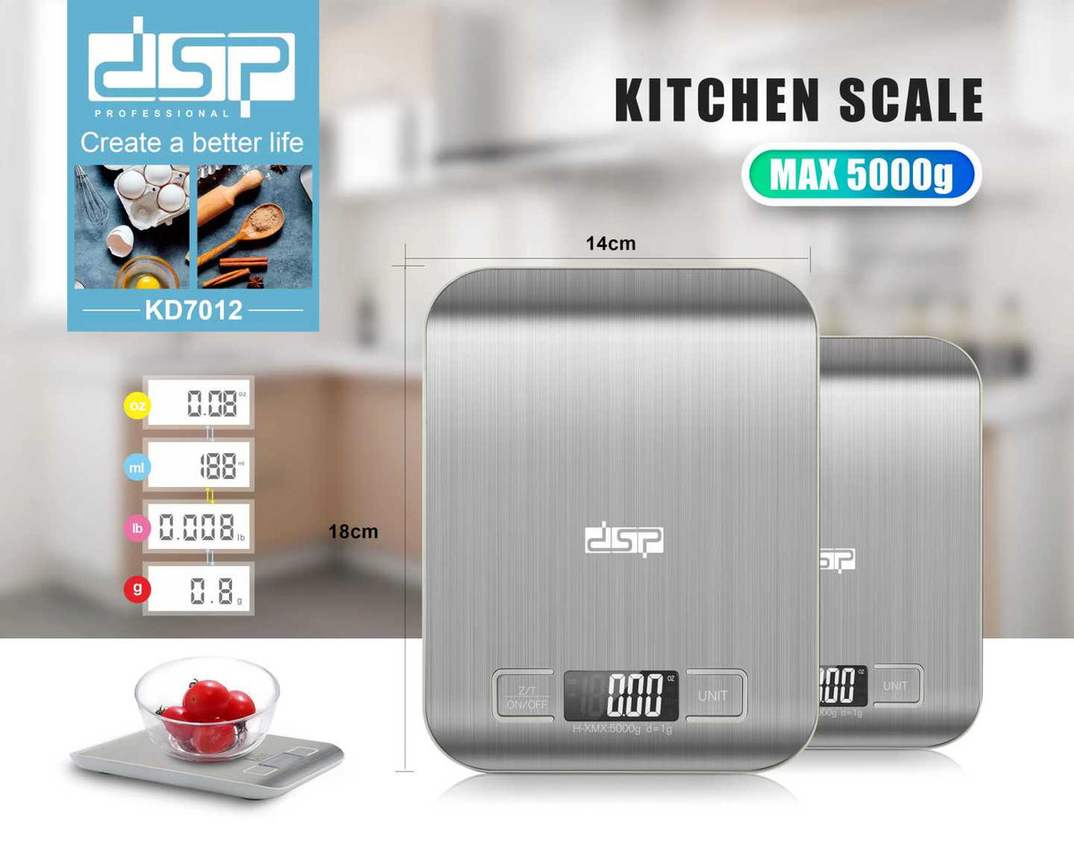 Ψηφιακή ζυγαριά κουζίνας - KD7012 - DSP - 610360