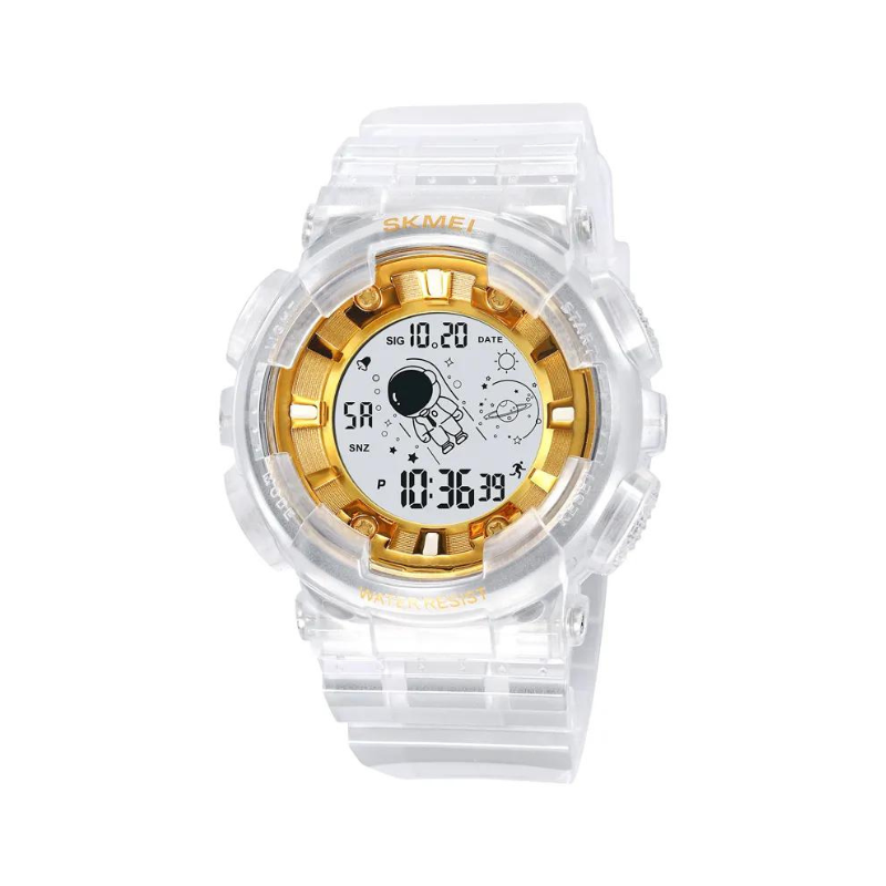 Ψηφιακό ρολόι χειρός - Skmei - 2035 - White/Gold