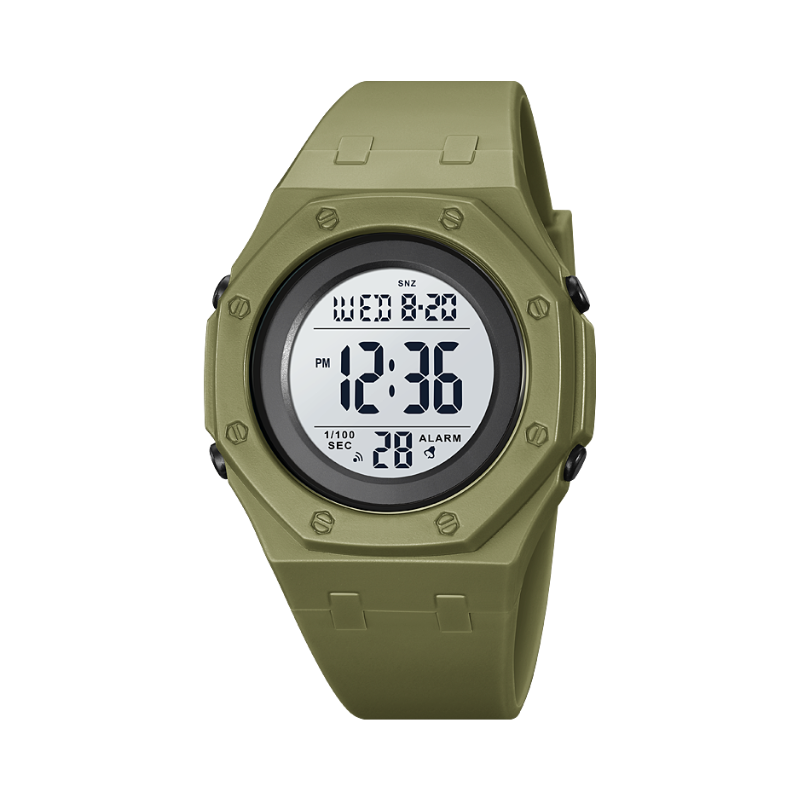 Ψηφιακό ρολόι χειρός - Skmei - 2048 - Green/Khaki