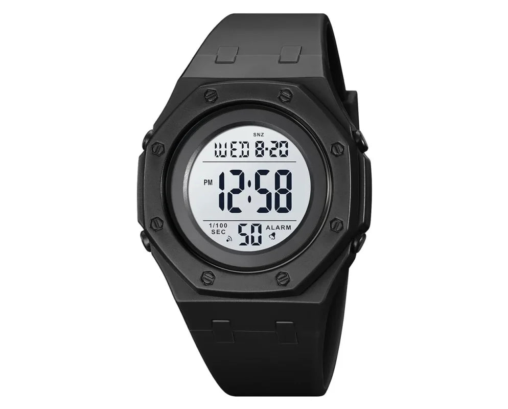 Ψηφιακό ρολόι χειρός - Skmei - 2063 - White/Black II