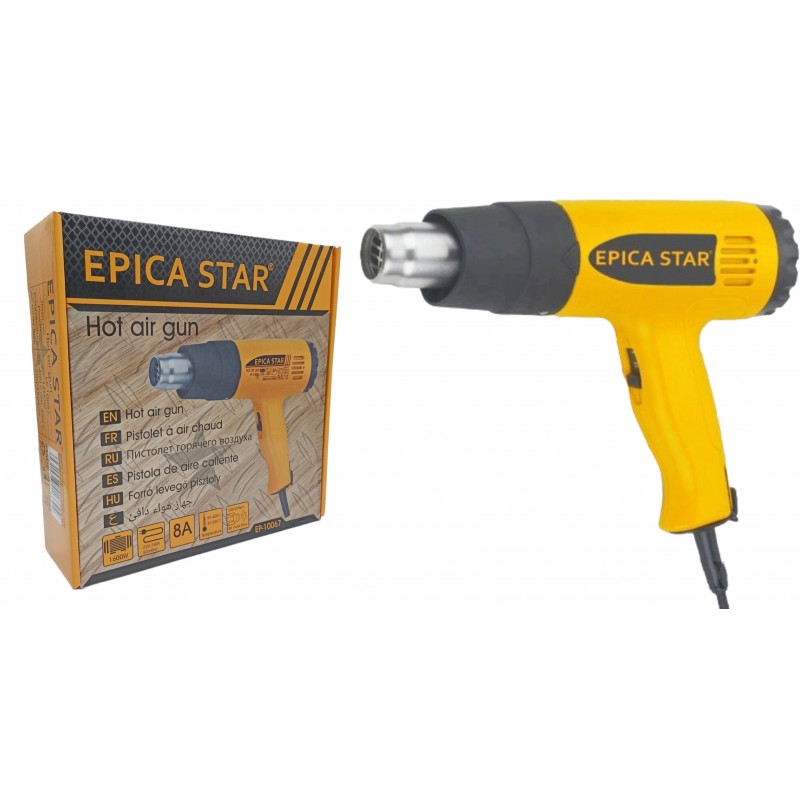 ΠΙΣΤΟΛΙ ΘΕΡΜΟΥ ΑΕΡΑ 220V/1600W EPICA STAR EP-10067 ΕΡΓΑΛΕΙΑ > ΧΕΙΡΟΣ > ΑΛΛΑ ΕΡΓΑΛΕΙΑ ΧΕΙΡΟΣ