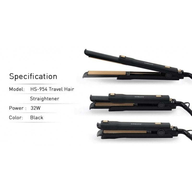 Sokany HS-954 Ισιωτική με κεραμικές πλάκες - Hair straightener - Angel shopping