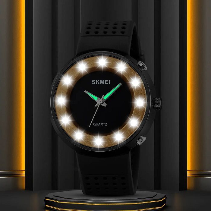 Αναλογικό ρολόι χειρός LED - Skmei - 2132 - Blue