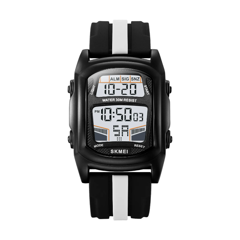Ψηφιακό ρολόι χειρός - Skmei - 2203 - Black/White