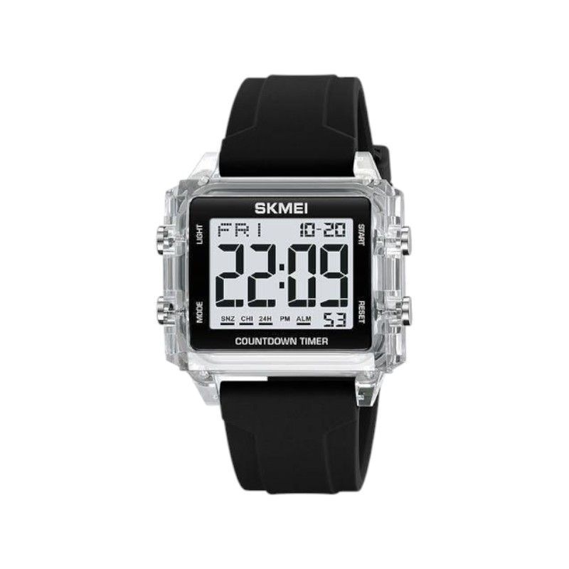 Ψηφιακό ρολόι χειρός - Skmei - 2320 - Black/Transparent
