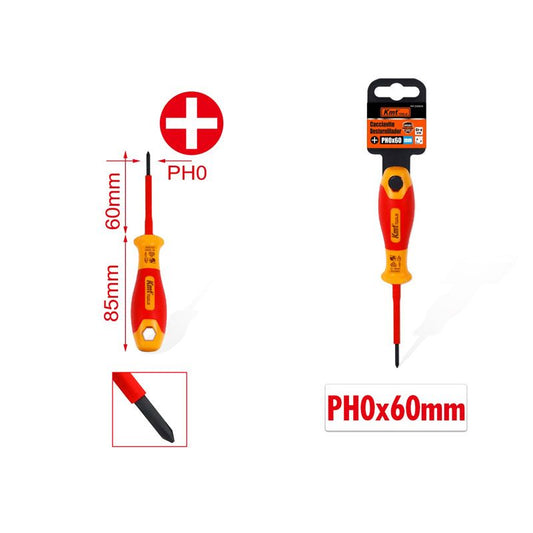 KMT Κατσαβίδι PH0x60mm - Screwdriver