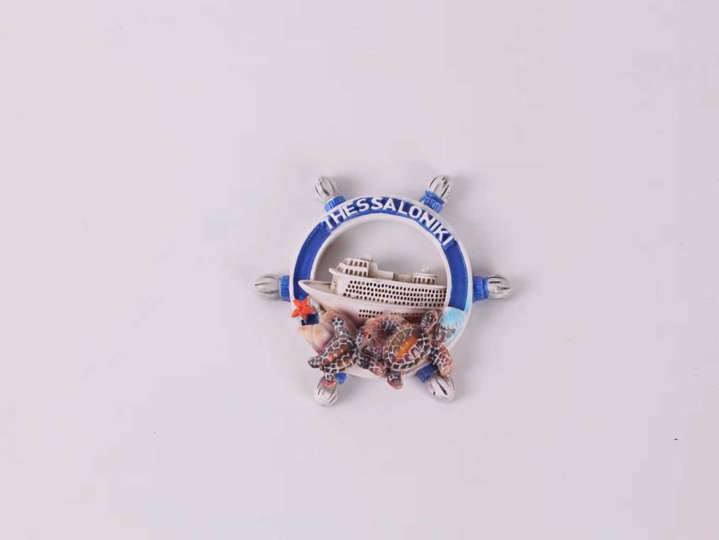 Tουριστικό μαγνητάκι Souvenir - Σετ 12pcs - Resin Magnet - Thessaloniki - 678399