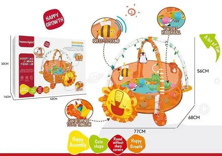 Βρεφικό γυμναστήριο με παιχνίδια - 368-111Sc - 232376 - Orange ΠΑΙΧΝΙΔΙΑ>Βρεφικά & προσχολικά παιχνίδια