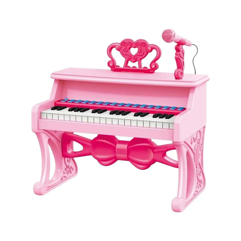 Παιδικό πιάνο mini με μικρόφωνο - 328-6337 - 233101 - Pink