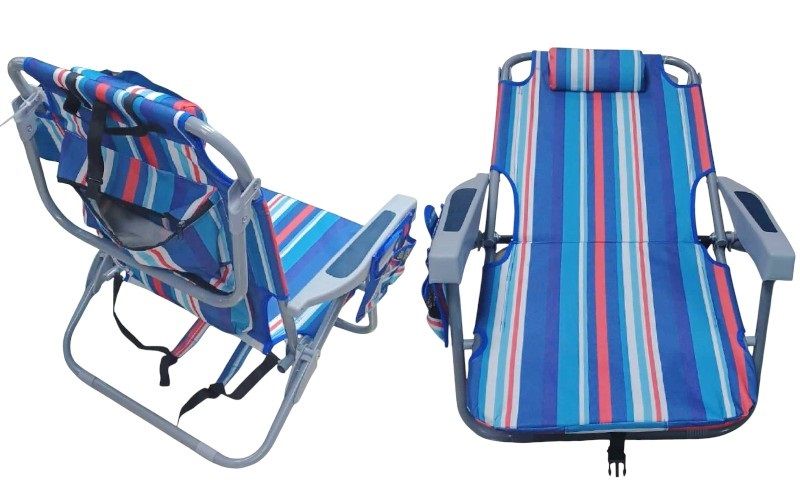 Πτυσσόμενη καρέκλα camping - 1613 - 251026 - Blue/Yellow ΕΠΟΧΙΑΚΑ - ΤΟΥΡΙΣΤΙΚΑ - HOBBY>Κυνήγι - παραλία - camping>Καρέκλες παραλίας - camping