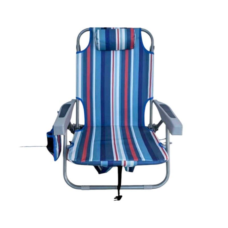 Πτυσσόμενη καρέκλα camping - 1613LV - 241750 - Blue/Red ΕΠΟΧΙΑΚΑ - ΤΟΥΡΙΣΤΙΚΑ - HOBBY>Κυνήγι - παραλία - camping>Καρέκλες παραλίας - camping