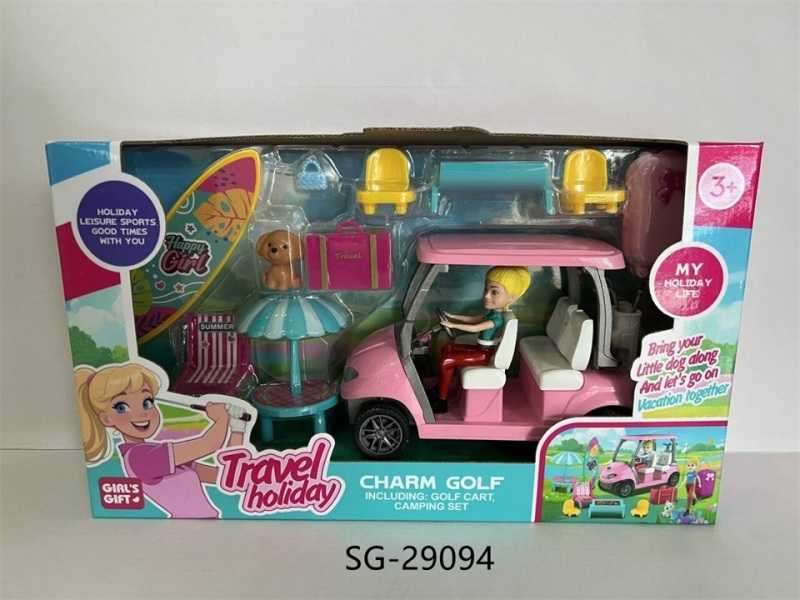 Σετ κούκλα με αυτοκίνητο Golf & αξεσουάρ - SG-29094 - 233394