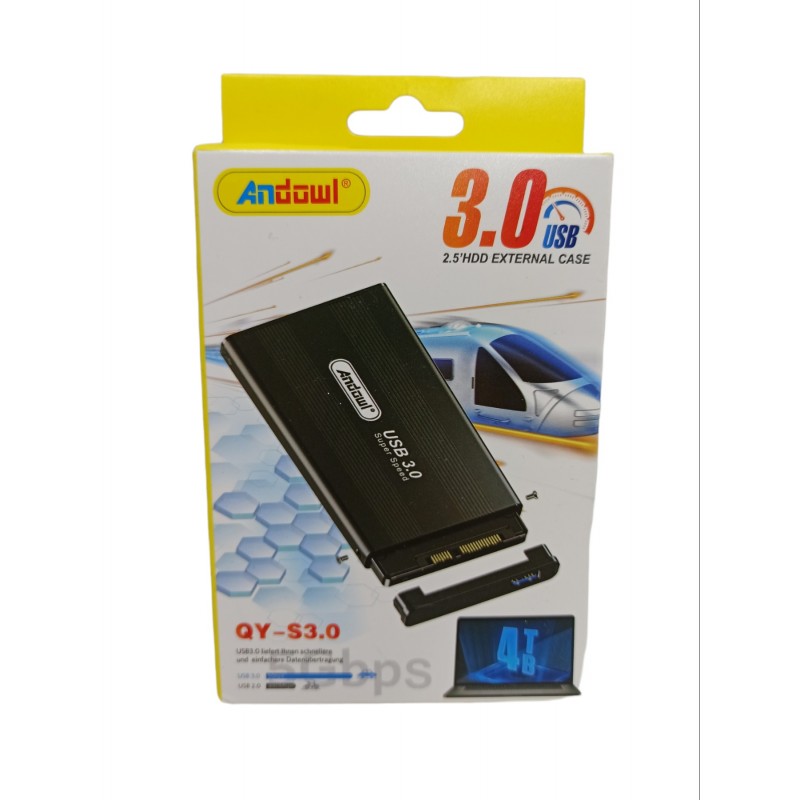 ΘΗΚΗ ΕΞΩΤΕΡΙΚΟΥ ΣΚΛΗΡΟΥ ΔΙΣΚΟΥ 2.5'' ANDOWL QY-S3.0 ΚΕΝΤΡΙΚΟ > ΕΙΔΗ ΥΠΟΛΟΓΙΣΤΩΝ > ΑΞΕΣΟΥΑΡ ΥΠΟΛΟΓΙΣΤΩΝ